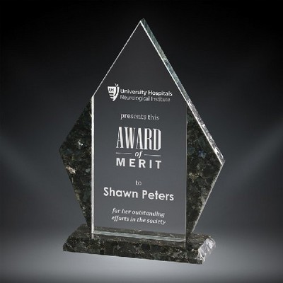 Bristol Glass Award, 7 3/4"H