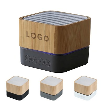 Bamboo Wood Portable Speaker