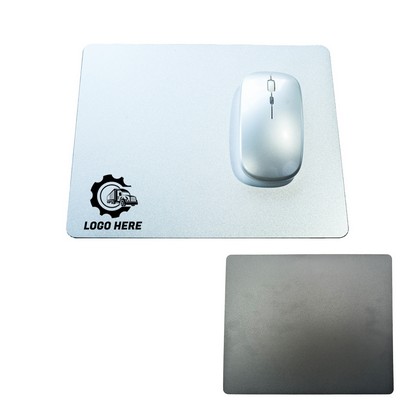 Aluminum Mouse Pad Double Side with Non-Slip PU Base