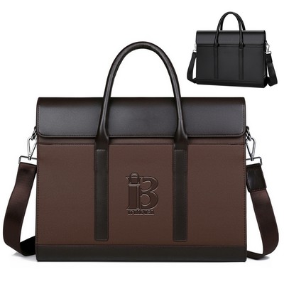 Pu commercial high-capacity messager cross-body bag