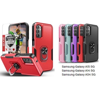 iBank ® Shockproof Case compatible with Galaxy A14/A15/A16 + Screen Protector