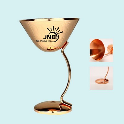Elegant Curved Cocktail Goblet