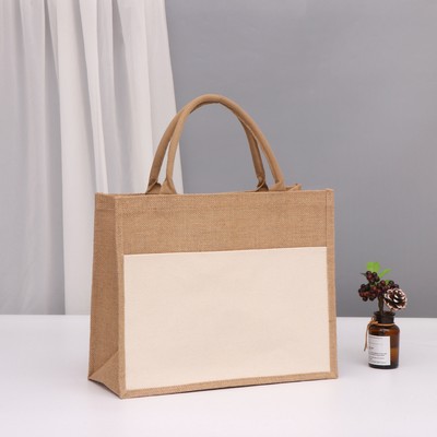 Customised Small Pocket Burlap Bag