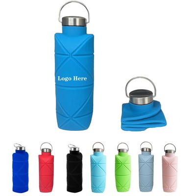 25Oz Silicone Collapsible Water Bottle