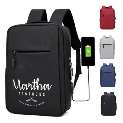 Laptop Backpack with Charging Port