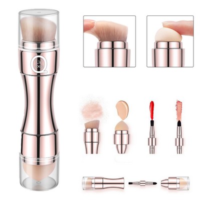 4-In-1 Retractable Makeup Brush Set