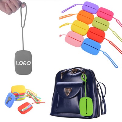 Silicone Creative Mini Drawstring Coin Bag Keychain Purse