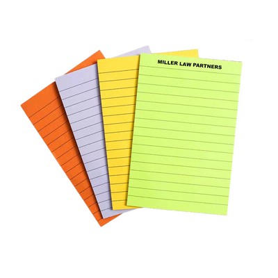 Custom Lined Sticky Notes