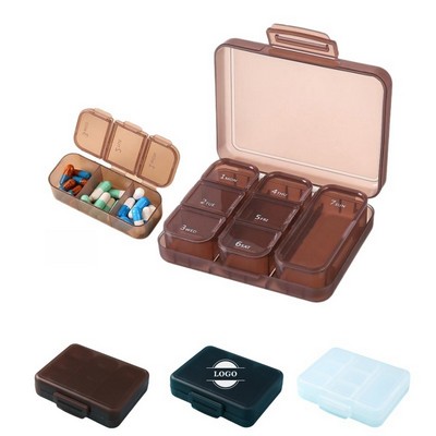 Travel Weekly Pill Organizer Case