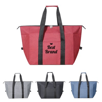 Large Capacity Foldable Alumimum Foil Foam Tote Bag Cooler