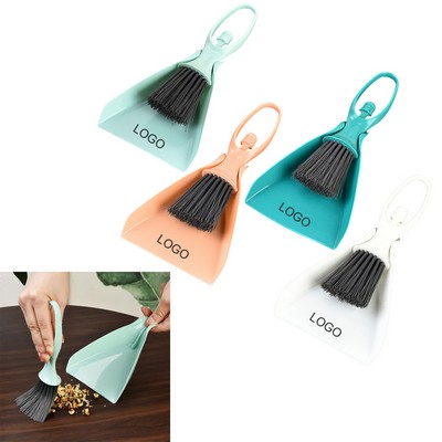 Mini Car Dustpan And Cleaning Brush Set
