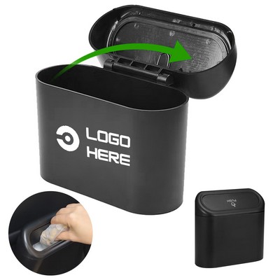 Mini Auto Dustbin Garbage Car Trash Can With Lid