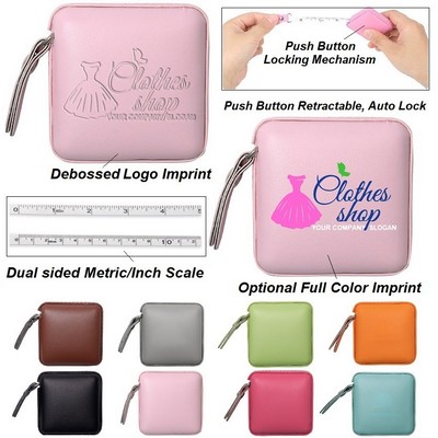 PU Leather Measuring Tape-Square