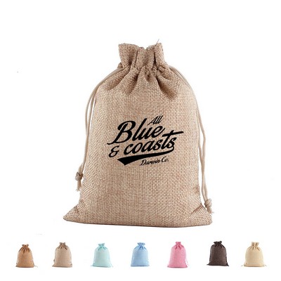 Eco-Friendly Cotton Muslin Drawstring Storage Bag