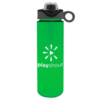 Freedom Bottle - 28 oz.Transparent Tritan™ Bottle with Silicone Loop Handle Lid