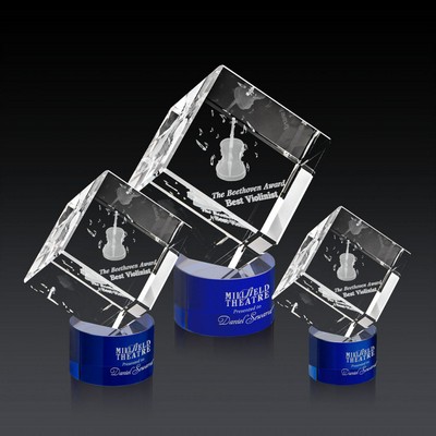 Burrill 3D Award on Marvel Base - Blue