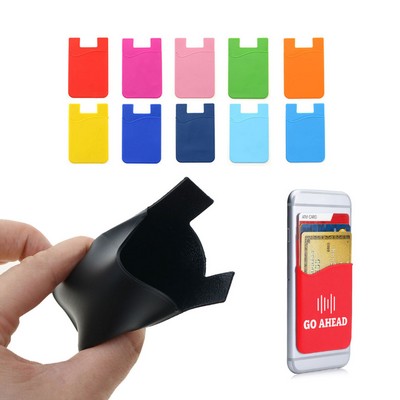 Silicone Mobile Phone Card Holder