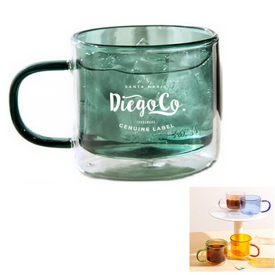Double Wall Glass Coffee Mug
