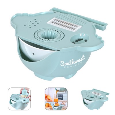 Rotate Vegetable Cutter with Drain Basket