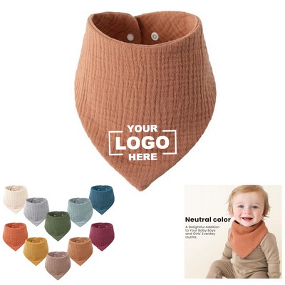 Soft Organic Cotton Baby Bibs.