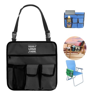 Multi-Pocket Hanging Storage Bag for Chair