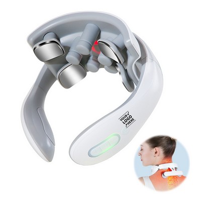 Smart Neck Massager W/ Pulse and Heat Therapy