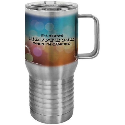 Polar Camel 20 oz. Insulated Travel Mug w/ Slider Lid