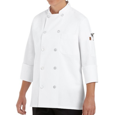 Red Kap Culinary - Women's Ten Pearl Button 28.5" Chef Coat