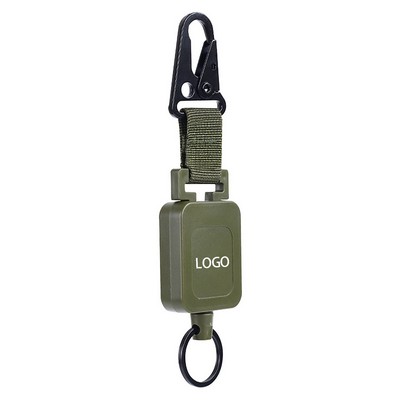 Outdoor Functional Retractable Keychain