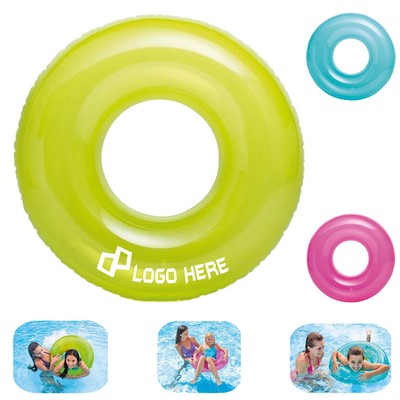 27.5Inch Transparent Inflatable Swimming Ring