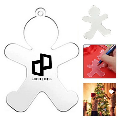 10 In 1 Acrylic Snowman Ornament