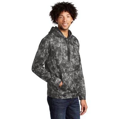 Sport-Tek Sport-Wick Mineral Freeze Fleece Hooded Pullover.