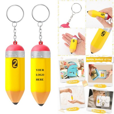 Pencil Stress Reliever with Keychain