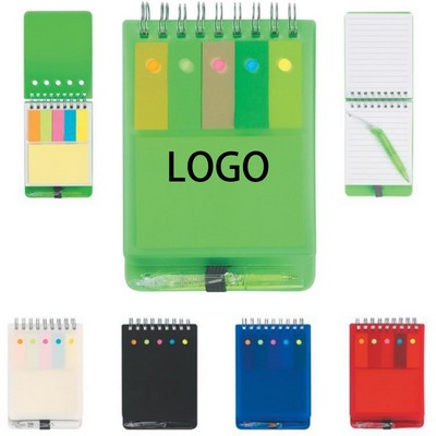 PP Cover Notepad w/Sticky Notes