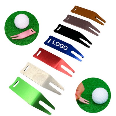 Bending Golf Divot Repair Tool