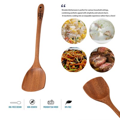 High-quality Ebony Cooking Spatula for Efficient Kitchen Use