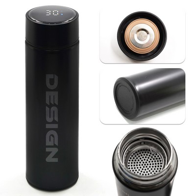 17oz Stainless Steel Cup With Temperature Display