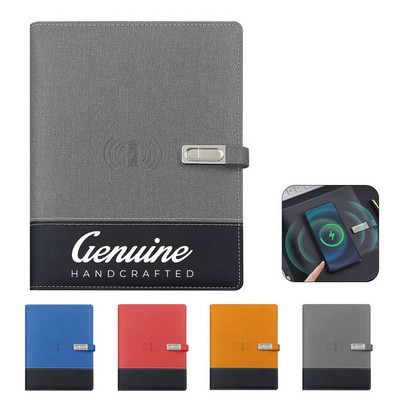 All-in-One Smart Notebook with 8000mAh Wireless Charging