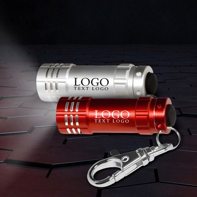 Shine Bright Mini Led Flashlight Swivel Key Chain