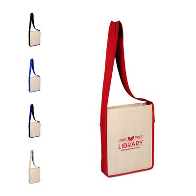 Sling Bag with Colored Handles