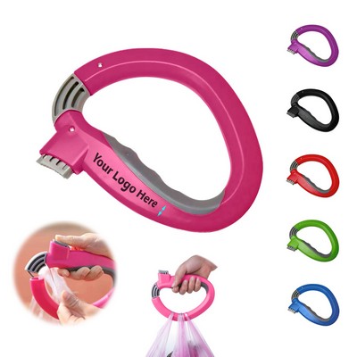 Ergonomic Multi-Bag Grocery Carrier Comfort Grip Handle