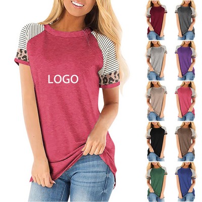 Women's Round Neck Short Sleeve Tshirt