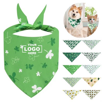 Adjustable Holiday Party Pets Bandana Triangle