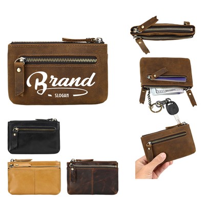 PU Key Case With Compact Storage