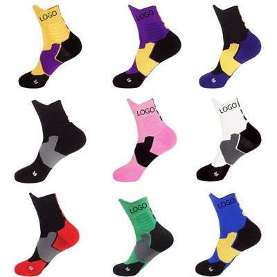 Thick Sport Cushion Basketball Compression Athletic Socks