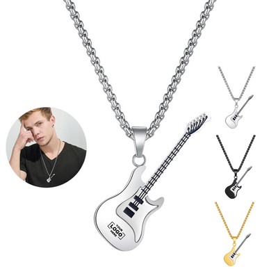 Stylish Guitar Necklace.
