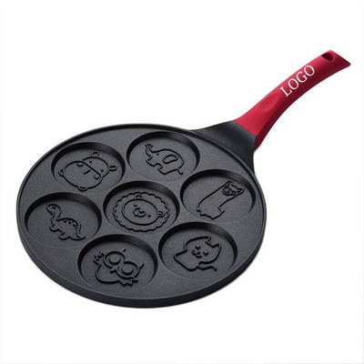 Flat Bottom Frying Pan With Drainage Holes