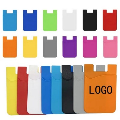 Silicone Phone Back Sticker Card