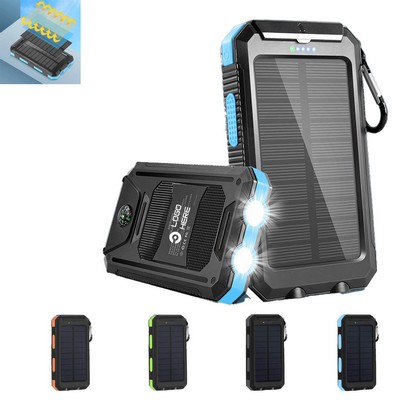 4000Mah Solar Power Bank Compass