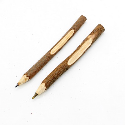 Vintage Handmade Wooden Ballpoint Pen